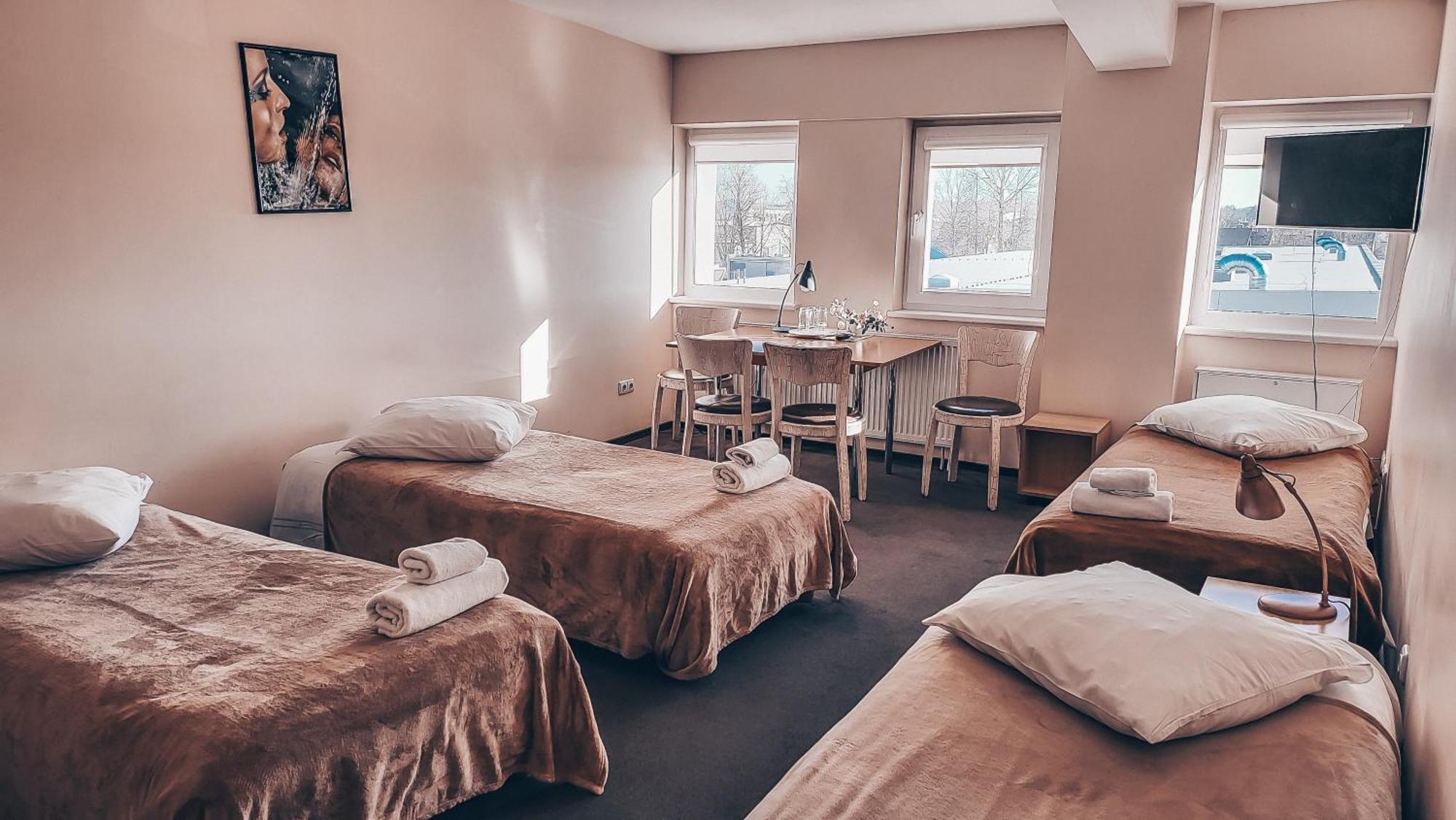 Hotel Pervaza Panevėžys Zimmer foto