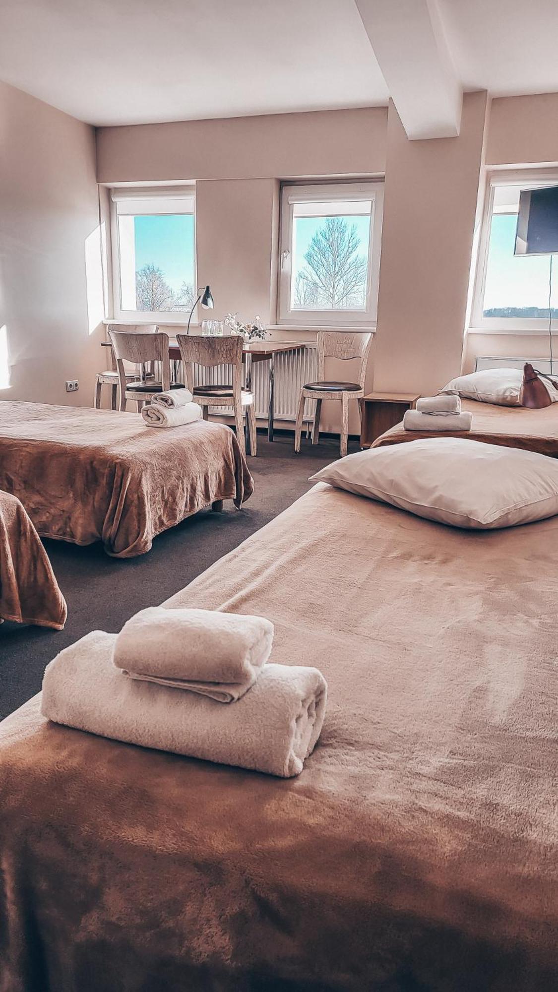 Hotel Pervaza Panevėžys Zimmer foto